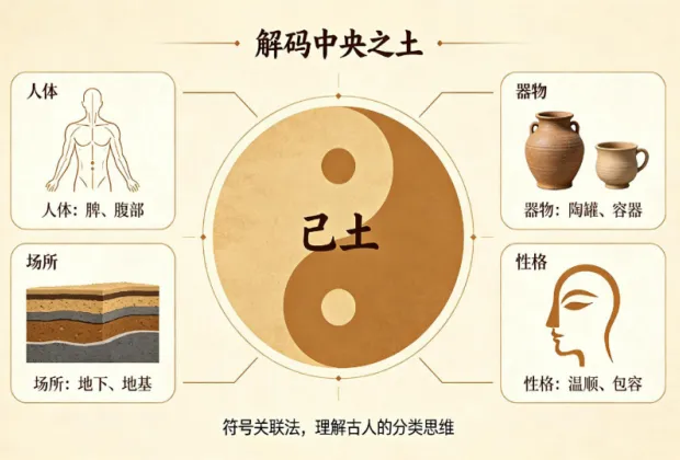 奇门遁甲中的“己土”意象：从脏腑到器物，解码中央之土的符号语言-传承国学正统持焰学堂